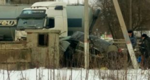 В Сети появилось видео страшного ДТП под Ельцом