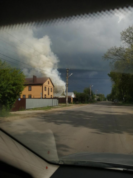 Пожар в Дачном чудом обошелся без жертв