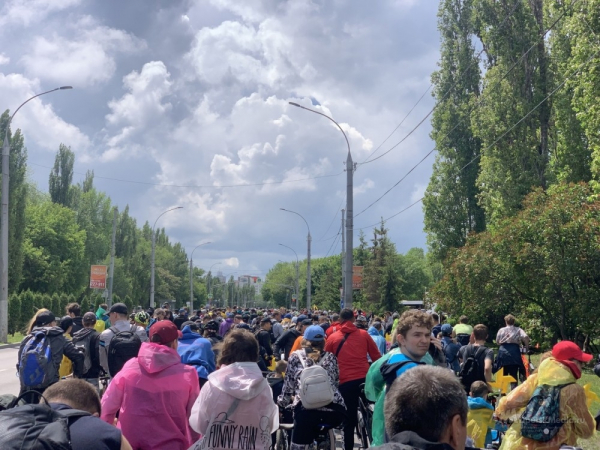 Поехали! В Липецке стартовал велопарад Поехали! В Липецке стартовал велопарад