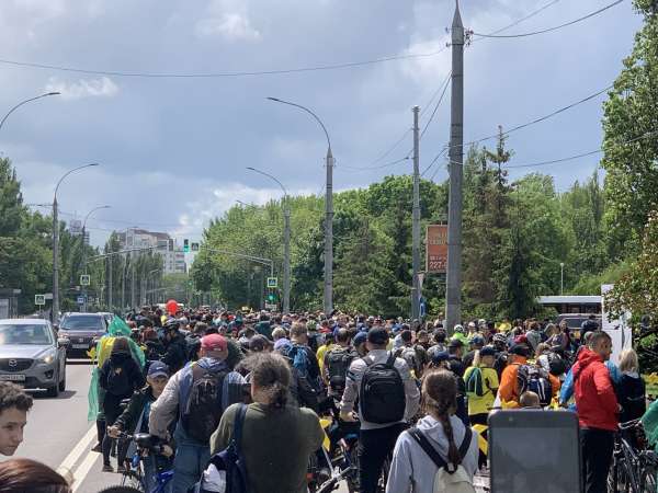Поехали! В Липецке стартовал велопарад Поехали! В Липецке стартовал велопарад