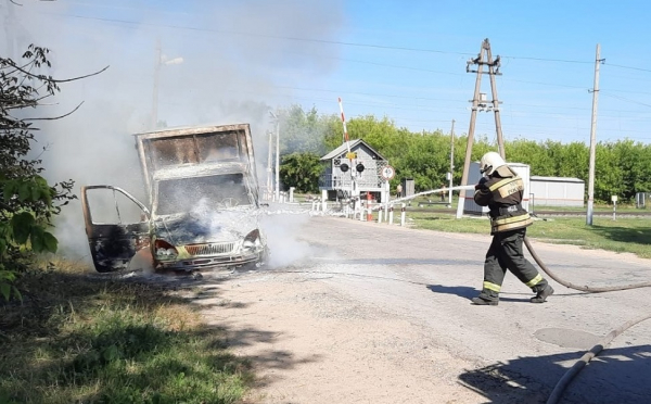 В Липецкой области неизвестные подожгли &laquo;ГАЗель&raquo;