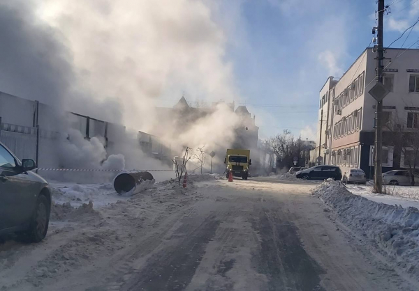 Второй порыв на теплосетях произошел в Липецке, отопление отключили в 40 домах