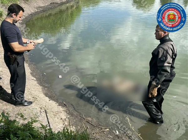 Липецкие спасатели достали из пруда тело утонувшего пенсионера